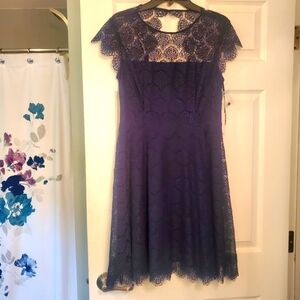 Kensie Navy Lace Midi Dress